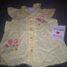 Girl's Size 4T Sleeveless Shirt by Young Hearts NWT
