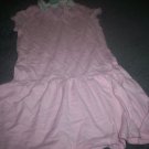 Girl's Size 4T Short Sleeve Collar Teeshirt Dress Pink