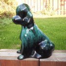 Blue Mountain Pottery 8 " Poodle Vintage green/black