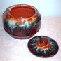 Canadian Ceramic Craft CCC Flame Glaze Covered Dish
