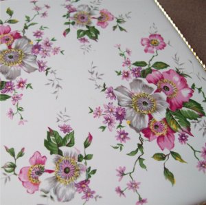 Two Czechoslovakia Tile Saji Fine China Hot Plates Trivet