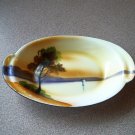 Noritake Handpainted Small Oval Pin or Relish Dish Sailboat