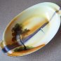 Noritake Handpainted Small Oval Pin or Relish Dish Sailboat