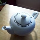 Monno Bangladesh White Teapot Apricot Street Design Tea Pot