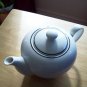 Monno Bangladesh White Teapot Apricot Street Design Tea Pot