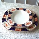 Wood and Sons Royal Castle Oval Platter and Rimmed Cereal Soup Bowls