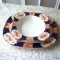 Wood and Sons Royal Castle Oval Platter and Rimmed Cereal Soup Bowls