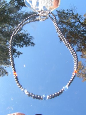 Hematite Bead Necklace