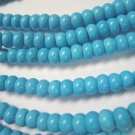 Turquoise Rondell Beads Blue 8x5mm