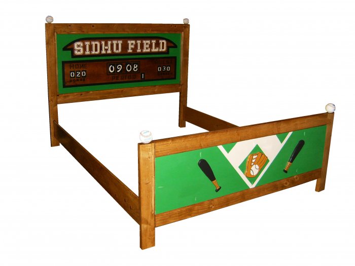 Personalized Queen Bed Sports bed baseball bed football bed basketball bed