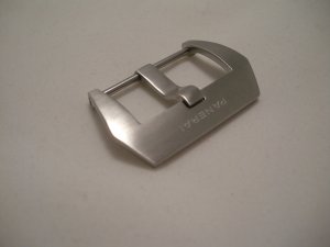 24mm Pre-V Fishtail Buckle Brushed for 47mm Panerai