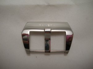 24mm Pre-V Fishtail Buckle Polished for 47mm Panerai