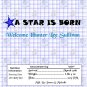 Birth Boy Star candy wrapper