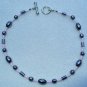 OOAK Hand Made Hematite & Pink Beaded Bracelet / Anklet