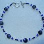 OOAK Hand Made Sodalite & Blue Beaded Bracelet / Anklet