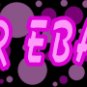 Purple Pink and Black Customized eBay Store Logo 310 X 90 #L007