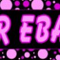Purple Pink and Black Customized eBay Store Logo 310 X 90 #L008