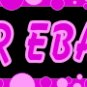Purple Pink and Black Customized eBay Store Logo 310 X 90 #L009