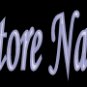 Shiny Blue Art Deco Star on Black Customized eBay Store Logo 310 X 90 #L051