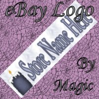 Blue Candle Customized eBay Store Logo 310 X 90 #L021