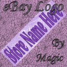 Purple Texture Customized eBay Store Logo 310 X 90 #L020