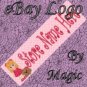 Girl with Dog Customized eBay Store Logo 310 X 90 #L017