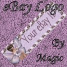 Lavender Mushroom Fairy Customized eBay Store Logo 310 X 90 #L015
