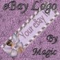 Lavender Mushroom Fairy Customized eBay Store Logo 310 X 90 #L015