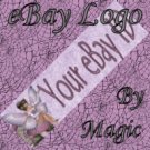 Lavender Mushroom Fairy Customized eBay Store Logo 310 X 90 #L014