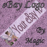 Lavender Mushroom Fairy Customized eBay Store Logo 310 X 90 #L014