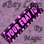 Purple Pink and Black Customized eBay Store Logo 310 X 90 #L008