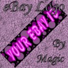 Purple Pink and Black Customized eBay Store Logo 310 X 90 #L007