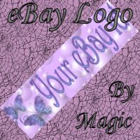 Butterflys and Bubbles Customized eBay Store Logo 310 X 90 #L003