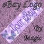 Butterflys and Bubbles Customized eBay Store Logo 310 X 90 #L003