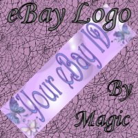 Butterflys and Bubbles Customized eBay Store Logo 310 X 90 #L002