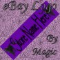 Purple with Black Cats Customized eBay Store Logo 310 X 90 #L049