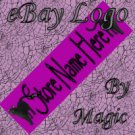 Magenta with Black Cats Customized eBay Store Logo 310 X 90 #L050