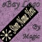 Shiny Beige Art Deco Star on Black Customized eBay Store Logo 310 X 90 #L053