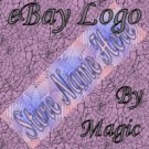 Pink and Blue Texture Customized eBay Store Logo 310 X 90 #L055