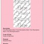 Salmon Pink Square Pattern Ebay, OLA, Overstock Ad Listing Template Html Web Page #017