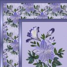 Blue Periwinkle Floral Ebay, OLA, Overstock Ad Listing Template Html Web Page #048
