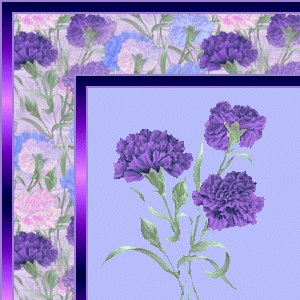 Purple Carnation Floral Ebay, OLA, Overstock Ad Listing Template Html Web Page #050