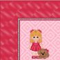 Pink Girl with Puppy Ebay, OLA, Overstock Ad Listing Template Html Web Page #054