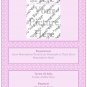 Magenta Flower Pattern Ebay, OLA, Overstock Ad Listing Template Html Web Page #089