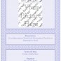 Blue Flower Pattern Ebay, OLA, Overstock Ad Listing Template Html Web Page #090