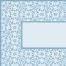 Aqua Blue Flower Pattern Ebay, OLA, Overstock Ad Listing Template Html Web Page #091