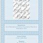 Aqua Blue Flower Pattern Ebay, OLA, Overstock Ad Listing Template Html Web Page #091