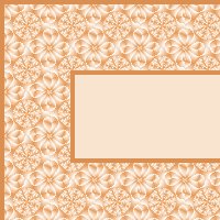Orange Flower Pattern Ebay, OLA, Overstock Ad Listing Template Html Web Page #093