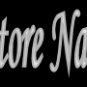 Shiny Silver Art Deco Star on Black Customized eBay Store Logo 310 X 90 #L062