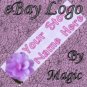 Purple Flower Customized eBay Store Logo 310 X 90 #L065
